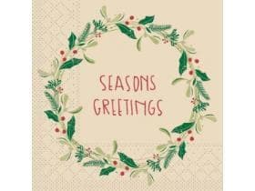 Servietten Tissue 3-lagig, 24 x 24 cm, 1/4 Falz, "Isabell recycled tissue"