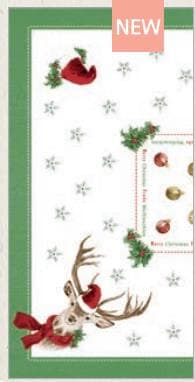 Tischdecke Airlaid, 80 x 80 cm, 1/8 Falz, 1NOSCH