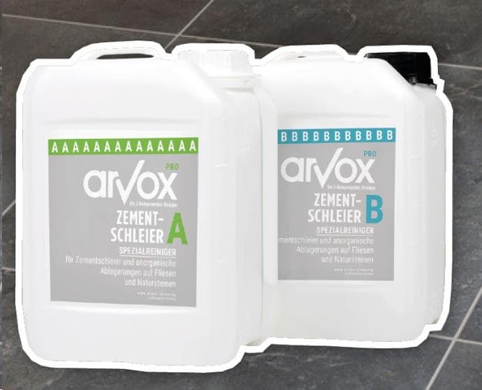 ARVOX PRO Zementschleier Entferner 2-Komponenten-Reiniger (2 x 5 Liter)