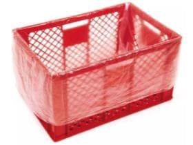 Harassenbeutel HDPE 600/400 x 700 mm 11 my, transparent