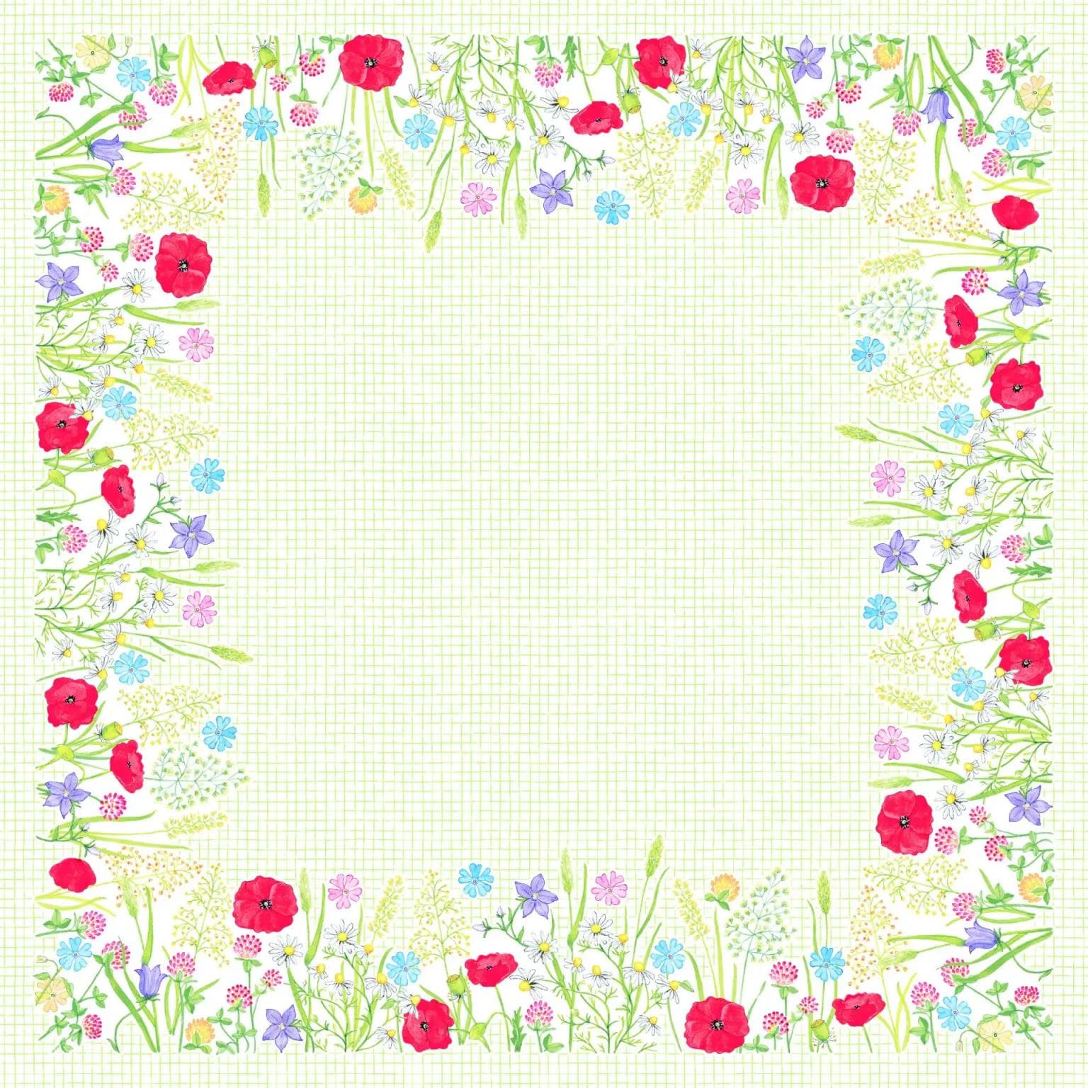 Tischdecke Airlaid, 80 x 80 cm, 1/8 Falz, Susanne