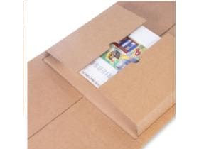 Universal Verpackung 325x260x90mm, braun, Selbstklebeverschluss