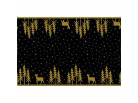 Tischläufer Airlaid, 40 cm x 24 m, "Liane" schwarz