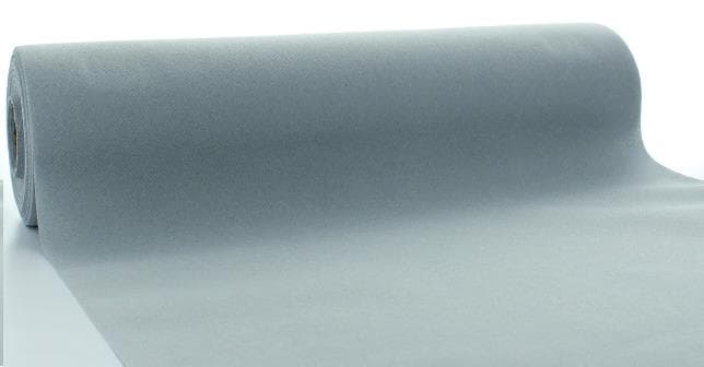 Tischläufer Airlaid, 40 cm x 24 lfm, "Basic" grau