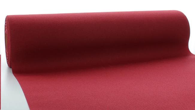 Tischläufer Airlaid, 40 cm x 24 lfm, "Basic" bordeaux