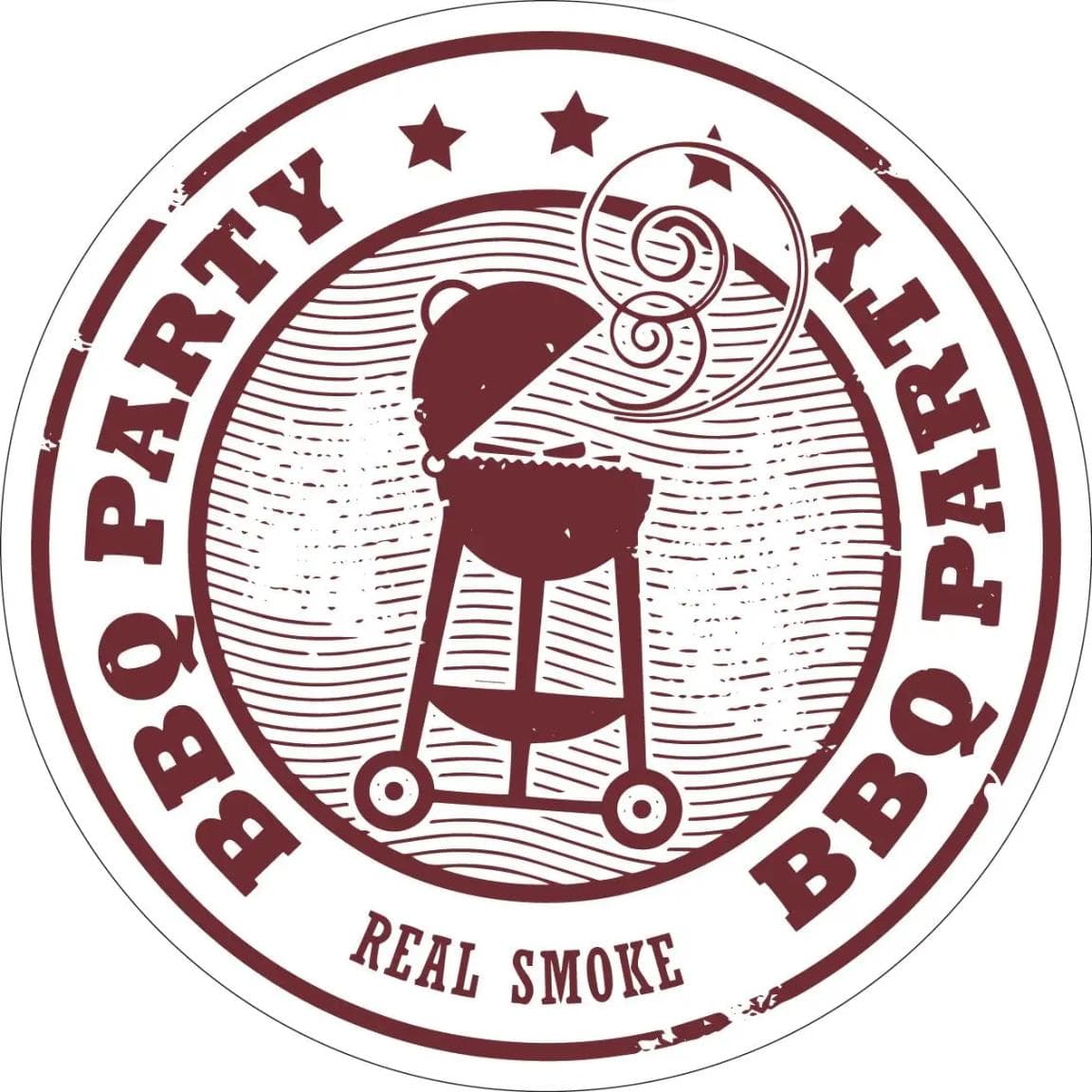 Bierdeckel Filz, 107 x 107 mm BBQ