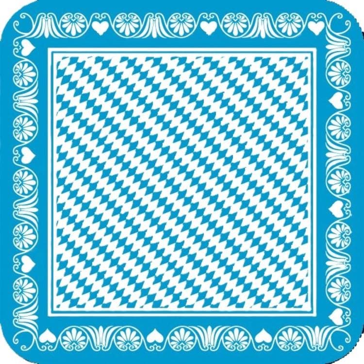 Bierdeckel Filz, 93 x 93 mm Bavaria