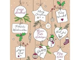 Servietten Softpoint, 40 x 40 cm, 1/4 Falz, SNOWMAN