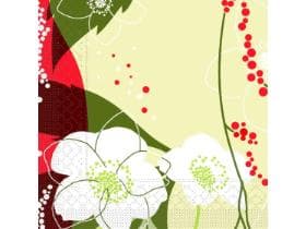 Servietten Tissue 3-lagig, 33 x 33 cm, 1/4 Falz, DIANA