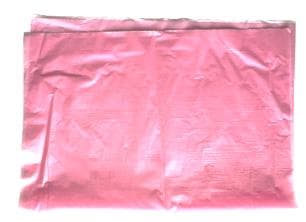 Fleischwicklerfolie rosa 24.5 x 35 cm (1/8 Bogen), 15 my, geprägt