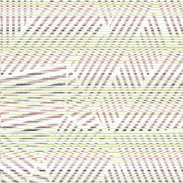 Servietten Spanlin Bio, 40 x 40 cm 1/4 Falz, "Femke" hellgrün-beere-schwarz