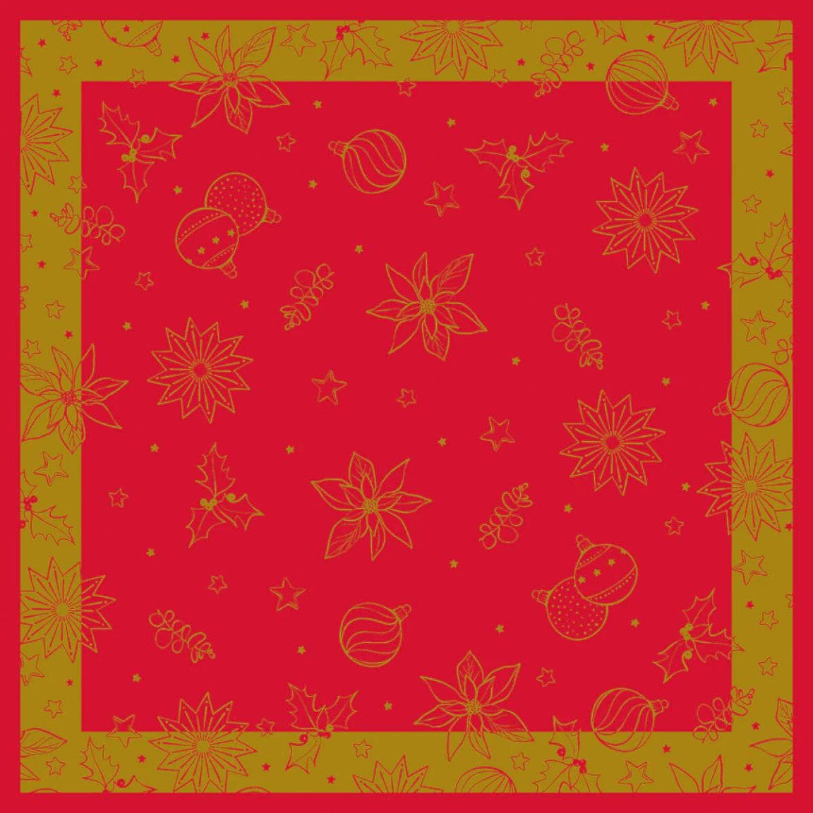 Tischdecken Airlaid, 80 x 80 cm, 1/8 Falz, "Milan" rot