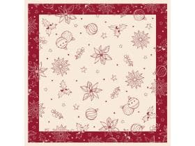 Tischdecken Airlaid, 80 x 80 cm, 1/8 Falz, "Milan" pebble stone