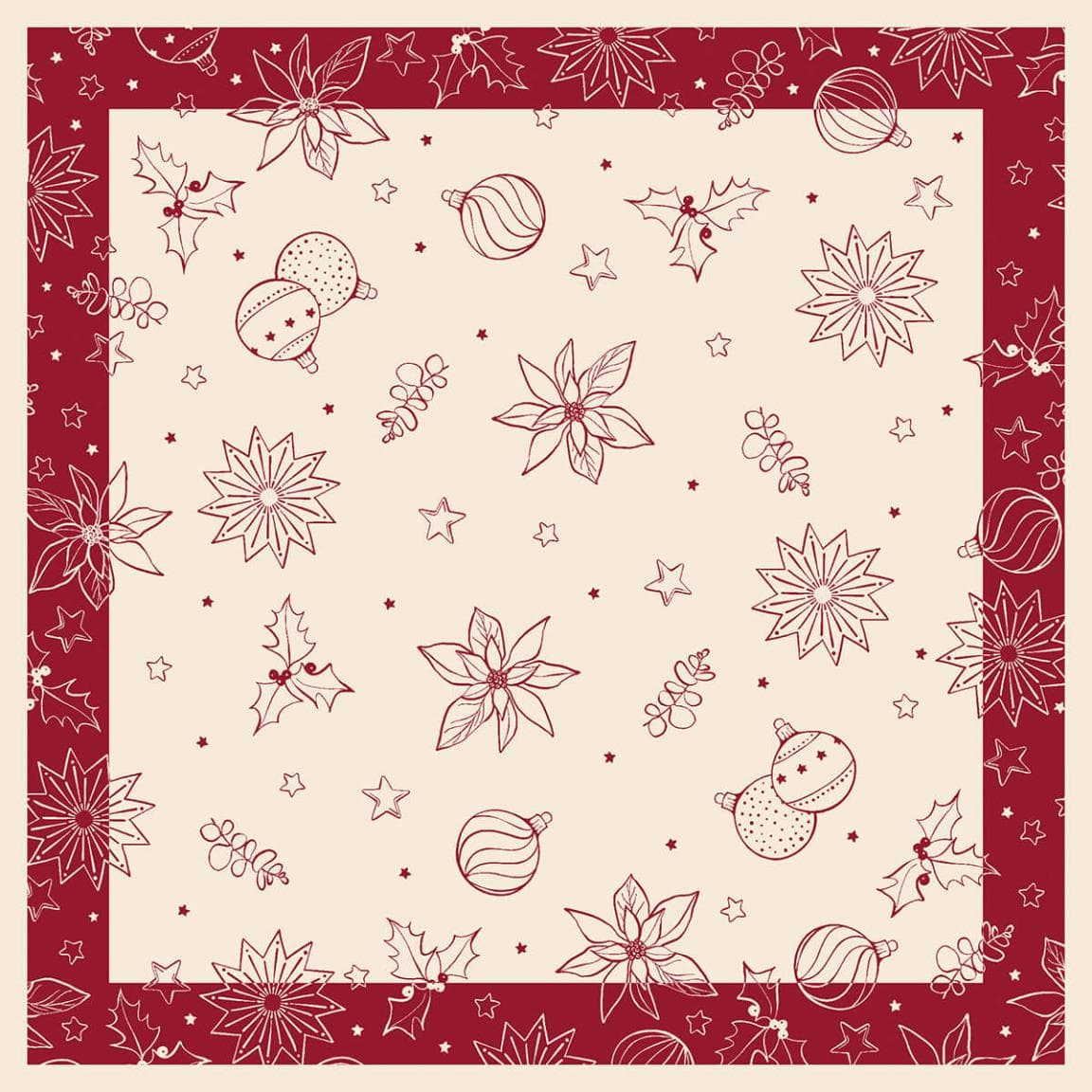 Tischdecken Airlaid, 80 x 80 cm, 1/8 Falz, "Milan" pebble stone