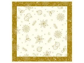 Tischdecken Airlaid, 80 x 80 cm, 1/8 Falz, "Milan" champagner