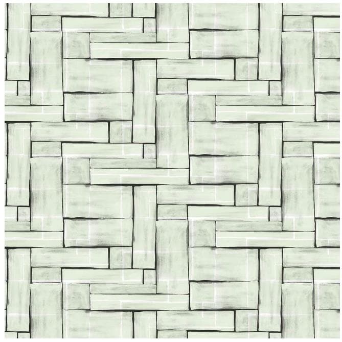 Nappes Airlaid, 80 x 80 cm, 1/8 pli, "Theo" sauge-noir