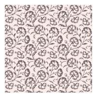 Nappes en airlaid, 80 x 80 cm, 1/8 pli, "Ines" rose-anthracite.