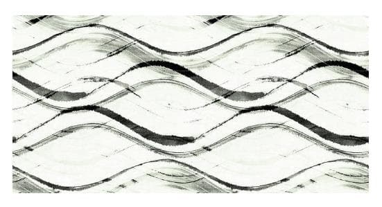 Tischläufer Airlaid, 40 cm x 24 lfm, "Albi" salbei-schwarz