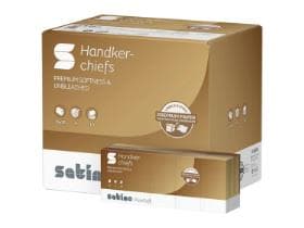 Satino Puresoft Taschentücher, 4-lagig 100% Recycelt, 21 x 21 cm,