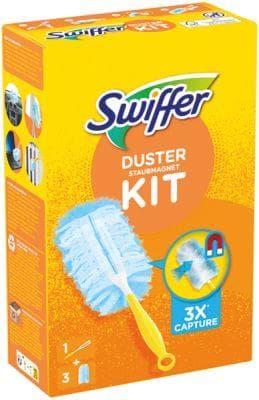 Swiffer Staubmagnet Starterset Griff + 3 Tücher