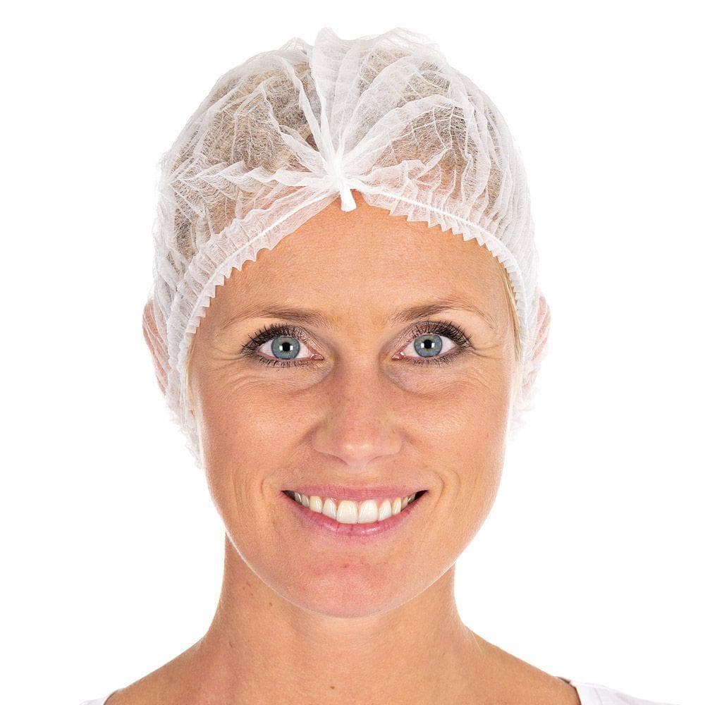 Klipphaube aus Vliesstoff, weiss leicht, extra gross, ø 60 cm