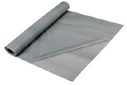 Baufolie Oeko transluzent 150/300 cm 200 my, 50 lfm, grau-transparent