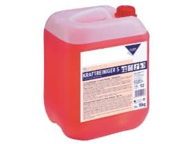 Kraftreiniger S, stark saurer Grundreiniger und Zementschleier-