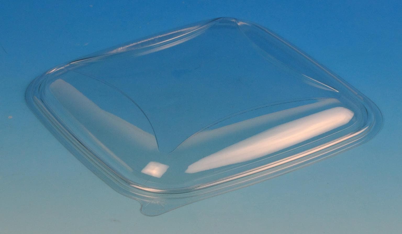 Deckel quadratisch zu Salatschale 190 x 190 x 17 mm, transparent
