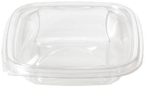 Salatschalen quadratisch, 750 ml, 190 x 190 x 40 mm, transparent