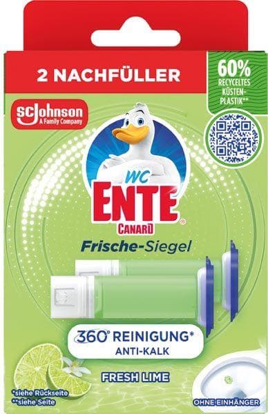 WC-Ente Frische-Siegel Original Fresh Lime, Nachfüller  2 x 36ml