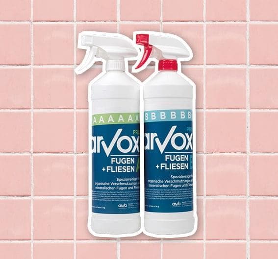 Spezialreiniger Arvox Pro Fuge + Fliesen 2-Komponenten-Reiniger (2 x 1 Liter)