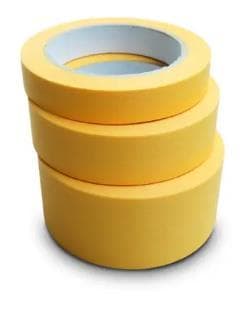 Gold Abdeckband Washi-Tape, 95my , 24 mm x 50lfm,  bis 150° (30 Minuten)