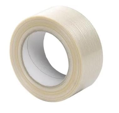 Filamentband, 25 mm x 50 lfm längsverstärkt, Karton à 5.5 kg