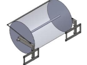 Abrollvorrichtung für Luftpolsterfolien 0.5-1.5 Meter verstellbar