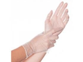 Handschuhe Vinyl "IDEAL" Grösse L puderfrei, weiss, 24 cm