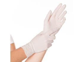 Nitril-Handschuhe Safe Premium, weiss Grösse XL, puderfrei, Länge 24 cm