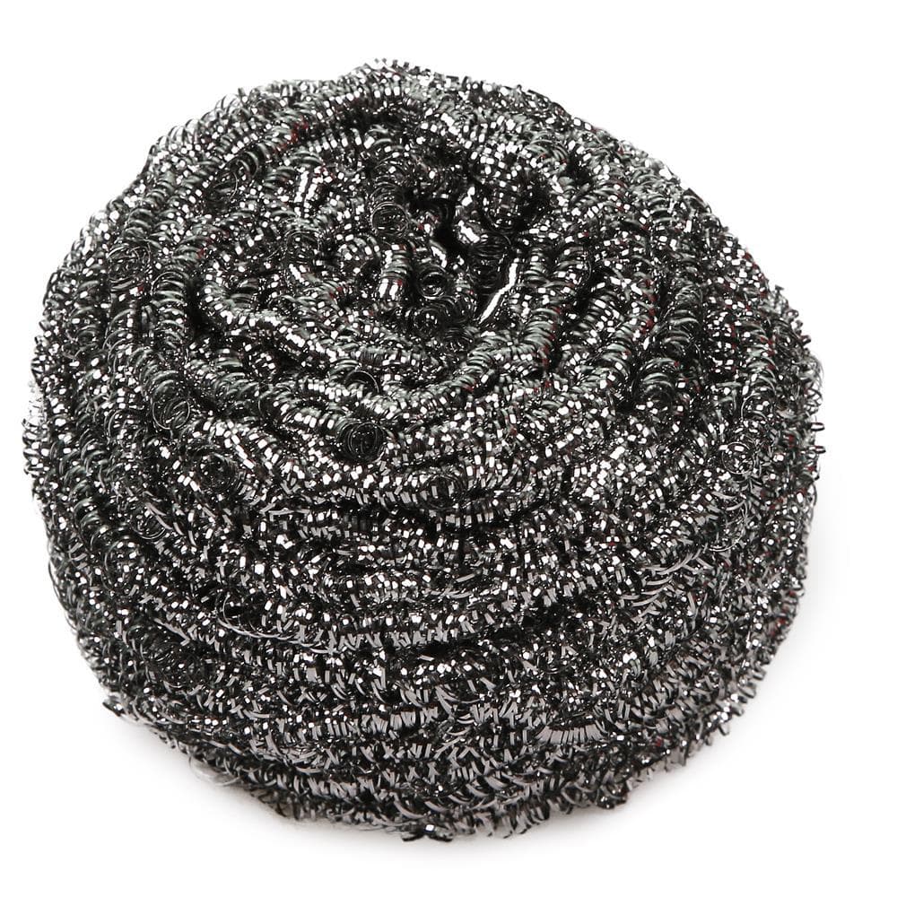 Edelstahltopfreiniger, silber, 60g kraftvoll, langlebig, hygienisch