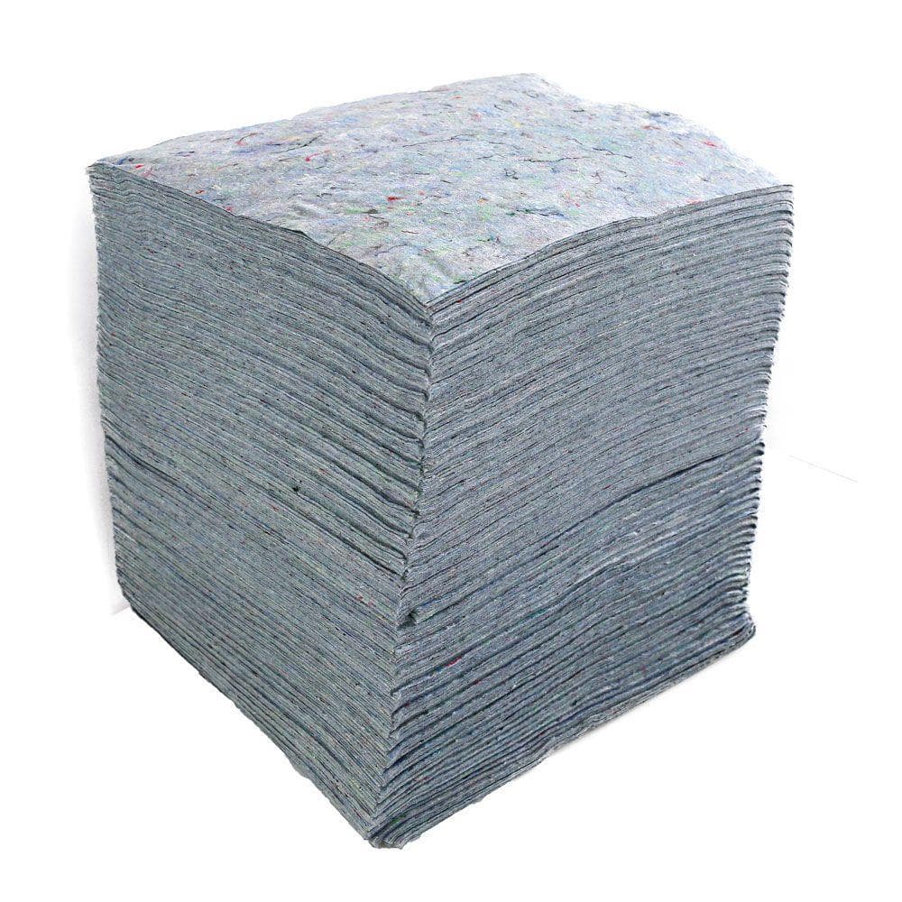 Wischtücher, Vliesstoff 100% Viskose, grau-blau, 38 x 40 cm, recyclingfähig,