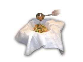 Passiertuch Einweg, lose, Vliesstoff, 75 x 75 cm, reissfest,