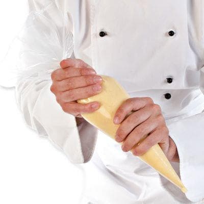 Dressiersäcke, LDPE, transparent, 53 x 28 cm, 3-lagig, ca. 80 my,