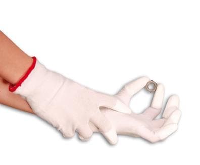 Schutzhandschuhe Hygostar, Nylon-Fein- strick mit PU-Fingerspitzenbeschichtung