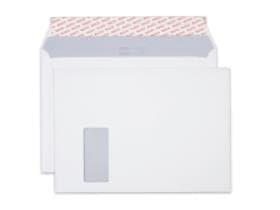 Briefumschlag ELCO Classic, C4, weiss Fenster Vorderseite links, 120g/m2
