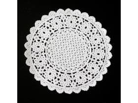 Decoretten ø 18 cm rund, hochweiss