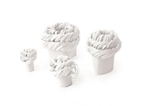 Manschetten "Geflügel" weiss ø 25 mm lebensmittelecht