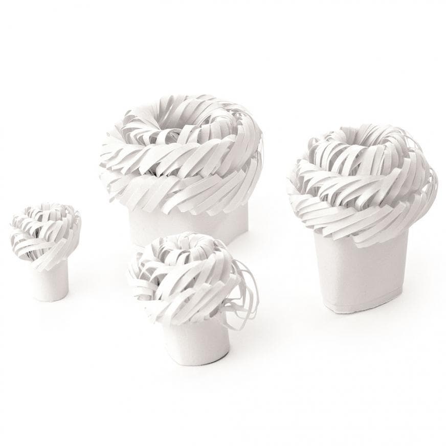 Manschetten "Geflügel" weiss ø 25 mm lebensmittelecht