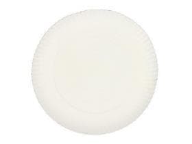 Kartonteller ø 26 cm, weiss beschichtet 3 cm tief
