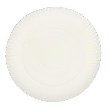 Kartonteller ø 26 cm, weiss beschichtet 3 cm tief