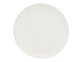 Kartonteller ø 28 cm weiss unbeschichtet