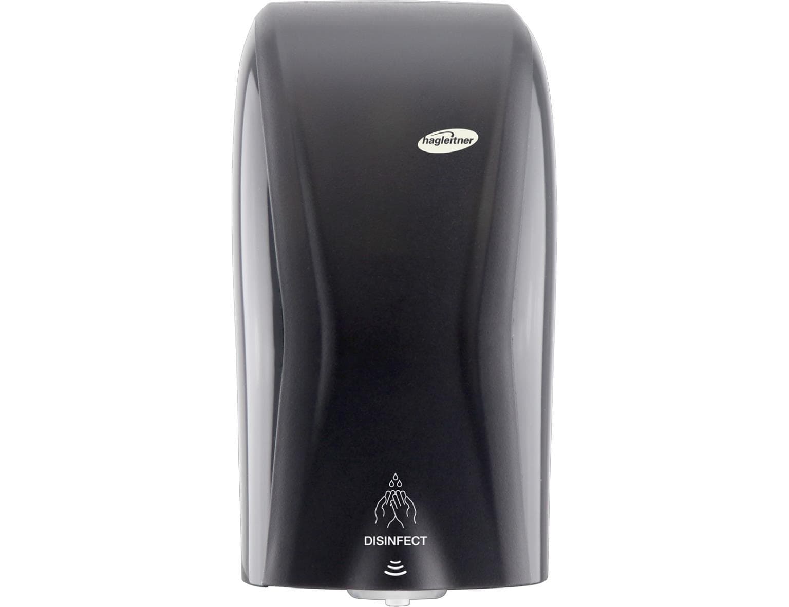 Händedesinfektionsspender XIBU DISINFECT hybrid, berührungslos, schwarz, Autostop
