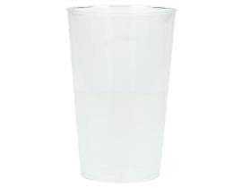Trinkbecher 3 dl, PS, transparent, Ø 79 mm x 119 mm, glasklar, geeicht
